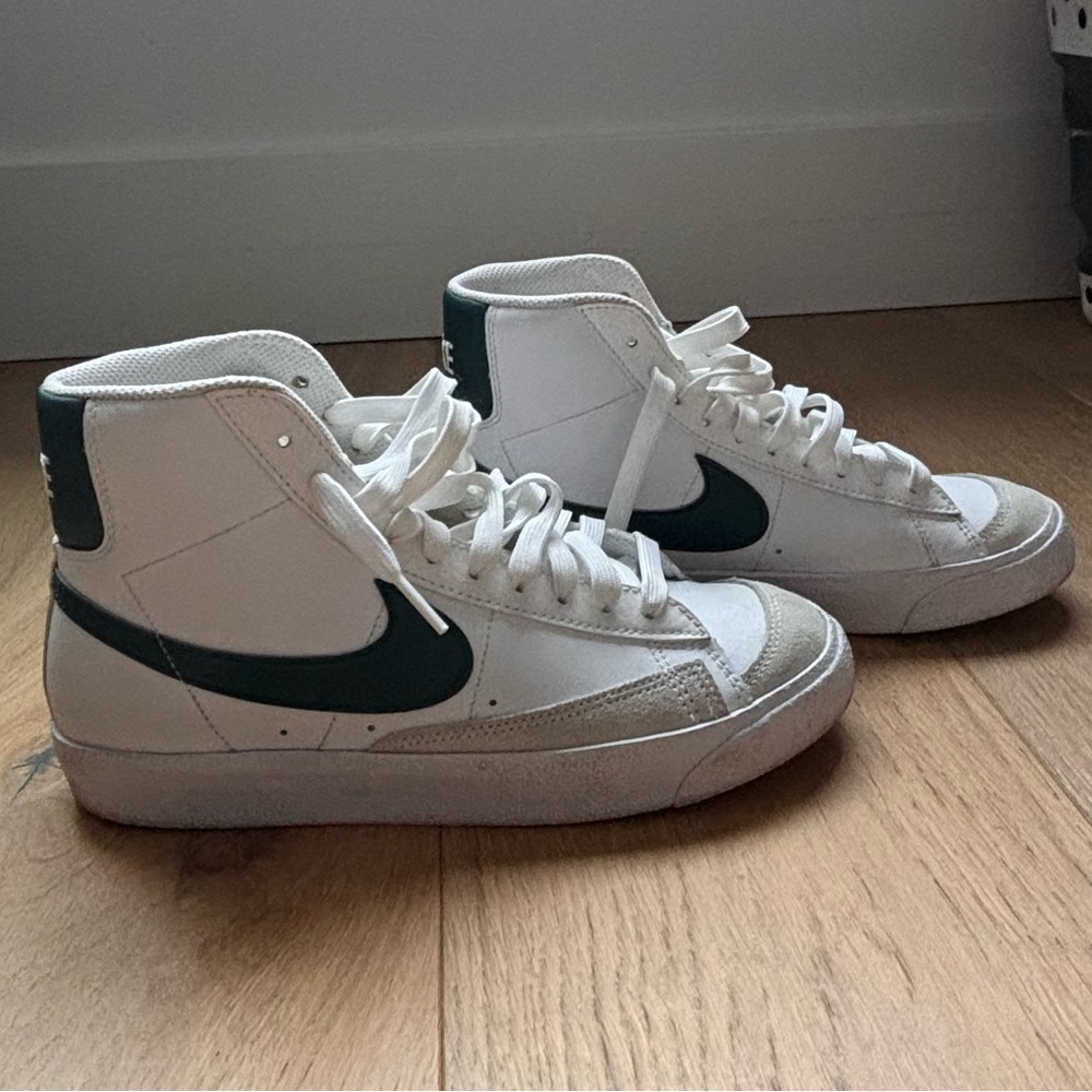 Green Nike Blazers